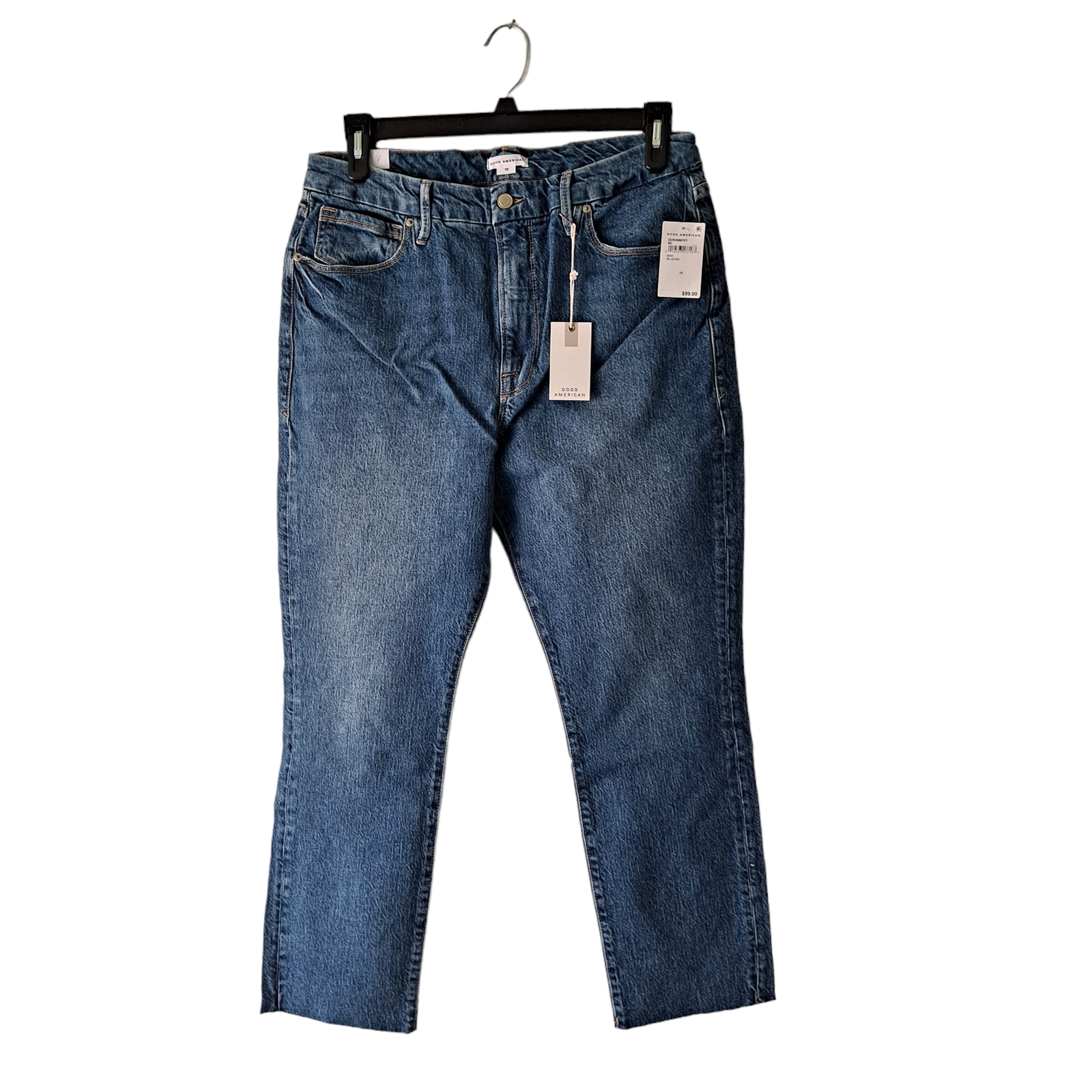 Good American Women's Straight Leg Jeans - Medium Blue